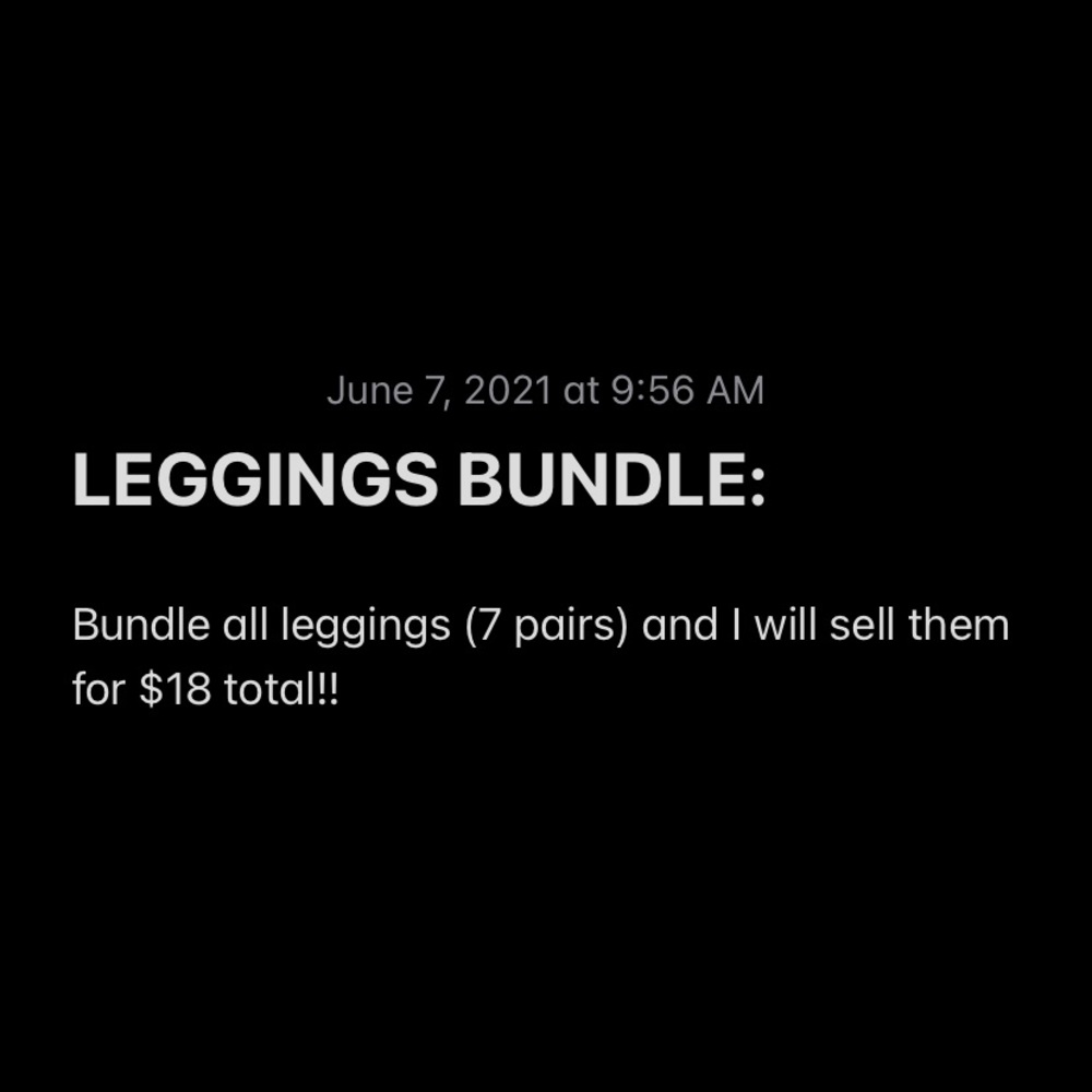 Leggings Deal
